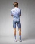 ALÉ Kurzarm Fahrradtrikot - MARBLE PR-E - Weiß/Blau
