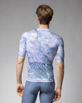 ALÉ Kurzarm Fahrradtrikot - MARBLE PR-E - Weiß/Blau