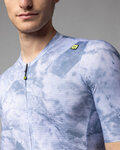 ALÉ Kurzarm Fahrradtrikot - MARBLE PR-E - Weiß/Blau