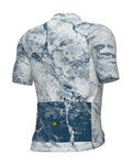 ALÉ Kurzarm Fahrradtrikot - MARBLE PR-E - Weiß/Blau