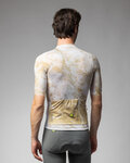 ALÉ Kurzarm Fahrradtrikot - MARBLE PR-E - Weiß/Gold