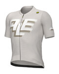 ALÉ Kurzarm Fahrradtrikot - SAUVAGE PR-E - Elfenbein/Weiß