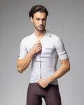 ALÉ Kurzarm Fahrradtrikot - SAUVAGE PR-E - Elfenbein/Weiß