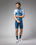 ALÉ Kurzarm Fahrradtrikot - PALM PR-E - Weiß/Blau