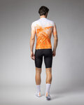 ALÉ Kurzarm Fahrradtrikot - QURTZ PR-E - Weiß/Orange