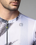 ALÉ Kurzarm Fahrradtrikot - TRACE PRAGMA - Weiß/Schwarz