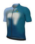 ALÉ Kurzarm Fahrradtrikot - FLASH PR-E - Blau/Weiß