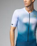 ALÉ Kurzarm Fahrradtrikot - FLASH PR-E - Blau/Weiß