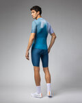 ALÉ Kurzarm Fahrradtrikot - FLASH PR-E - Blau/Weiß