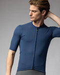 ALÉ Kurzarm Fahrradtrikot - COLOR BLOCK OFF ROAD PRAGMA - Blau