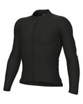 ALÉ Langarm Fahrradtrikot für den Sommer - COLOR BLOCK PRAGMA - Schwarz