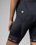 ALÉ Kurze Fahrradhose mit Trägern - STRADA 2.0 PR-E - Schwarz/Weiß