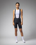 ALÉ Kurze Fahrradhose mit Trägern - VOLTAGE R-EV1 - Schwarz