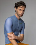 ALÉ Kurzarm Fahrradtrikot - FOLLOW ME PR-E - Blau
