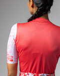 ALÉ Kurzarm Fahrradtrikot - PALM PR-E - Rot/Weiß