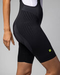 ALÉ Kurze Fahrradhose mit Trägern - WATT 3.6 R-EV1 - Schwarz