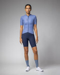 ALÉ Kurzarm Fahrradtrikot - COLOR BLOCK PRAGMA - Blau