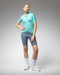 ALÉ Kurzarm Fahrradtrikot - PRAGMA COLOR BLOCK - Türkis