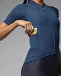 ALÉ Kurzarm Fahrradtrikot - COLOR BLOCK OFF ROAD PRAGMA - Blau