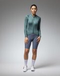 ALÉ Langarm Fahrradtrikot für den Sommer - PRAGMA COLOR BLOCK - Grün