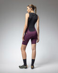 ALÉ Kurze Fahrradhose mit Trägern - OFF ROAD - GRAVEL GRAVEL-PRO - Lila