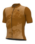 ALÉ Kurzarm Fahrradtrikot - KRAKATOA OFF ROAD-GRAVEL - Braun
