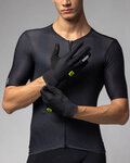 ALÉ Langfinger-Fahrradhandschuhe - SPINTA - Schwarz