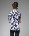 ALÉ Kurzarm Fahrradtrikot - ESSENZA KID - Schwarz/Weiß
