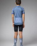 ALÉ Kurzarm Fahrradtrikot - FOLLOW ME KID - Blau