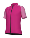 ALÉ Kurzarm Fahrradtrikot - FOLLOW ME KID - Rosa