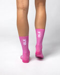 ALÉ Klassische Fahrradsocken - COLOR BLOCK - Rosa