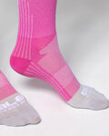 ALÉ Klassische Fahrradsocken - COLOR BLOCK - Rosa