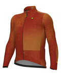 ALÉ Langarm Fahrradtrikot für den Winter - PR-E STELLAR - Orange