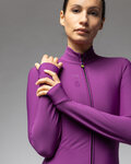 ALÉ Langarm Fahrradtrikot für den Winter - PRAGMA FONDO 3.0 LADY - Lila