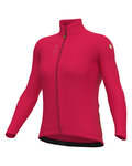 ALÉ Langarm Fahrradtrikot für den Winter - PRAGMA FONDO 3.0 LADY - Rot