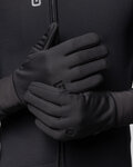ALÉ Langfinger-Fahrradhandschuhe - RIPARO - Schwarz