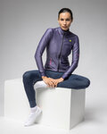 ALÉ Fahrrad-Thermojacke - PR-E FAN - Lila