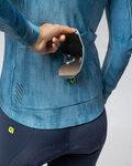 ALÉ Winddichte Fahrradjacke - PR-E KNITTED - Blau