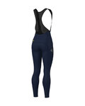 ALÉ Lange Fahrradhose mit Trägern - PRAGMA WINTER - Blau