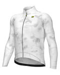 ALÉ Langarm Fahrradtrikot für den Winter - PR-E SPRAY - Weiß