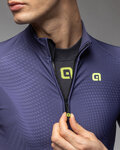 ALÉ Langarm Fahrradtrikot für den Winter - PRAGMA COSMIC - Blau