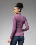 ALÉ Langarm Fahrradtrikot für den Winter - PR-E FOLLOW ME 2.0 LADY - Lila