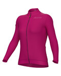 ALÉ Langarm Fahrradtrikot für den Winter - PR-E FOLLOW ME 2.0 LADY - Rosa