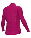 ALÉ Langarm Fahrradtrikot für den Winter - PR-E FOLLOW ME 2.0 LADY - Rosa