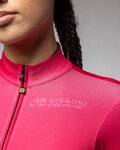 ALÉ Langarm Fahrradtrikot für den Winter - PR-E FOLLOW ME 2.0 LADY - Rosa