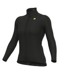 ALÉ Langarm Fahrradtrikot für den Winter - R-EV1 WARM RACE 2.0 LADY - Schwarz