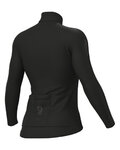 ALÉ Langarm Fahrradtrikot für den Winter - R-EV1 WARM RACE 2.0 LADY - Schwarz