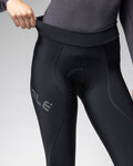 ALÉ Lange Fahrradhose ohne Träger  - PRAGMA WINTER - Schwarz