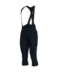 ALÉ 3/4 lange Fahrradhose mit Träger  - R-EV1 VOLTAGE - Blau
