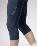 ALÉ 3/4 lange Fahrradhose mit Träger  - R-EV1 VOLTAGE - Blau